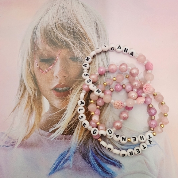 Taylor Swift Lover Inspired Friendship Bracelets Set Of 4 - Picture 2 of 8